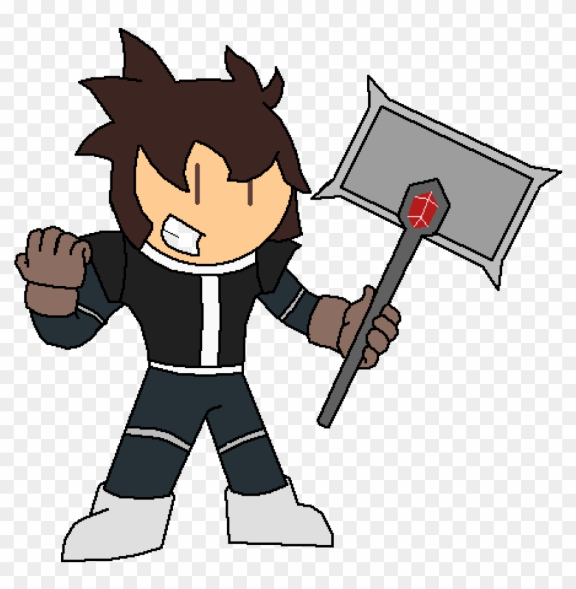 Hammer Man - Cartoon #1619920