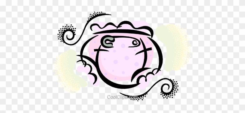 Diaper With Pin Royalty Free Vector Clip Art Illustration - Fralda Vetor Png #1620040