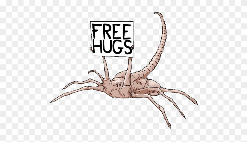 Free Hugs - Facehugger Sticker #1620279