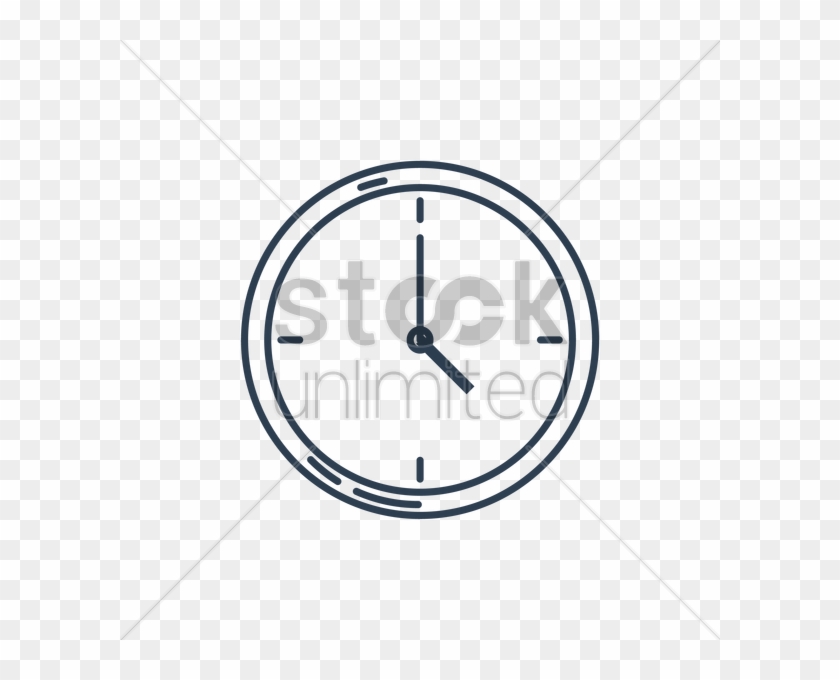 Clock Icon Vector Image Stockunlimited Graphic - Wall Clock #1620449
