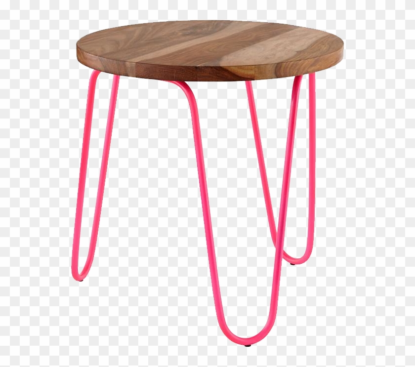 Hot Pink Neon Nightstand - End Table #1620450