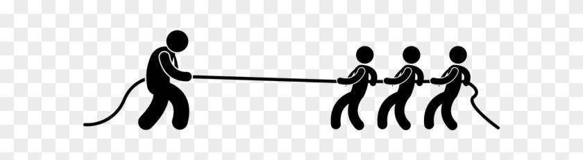The Unwanted War - Transparent Clipart Tug Of War #1620497