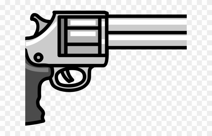 Rifle Clipart Colonial Gun - Revolver Gun Clipart #1620659