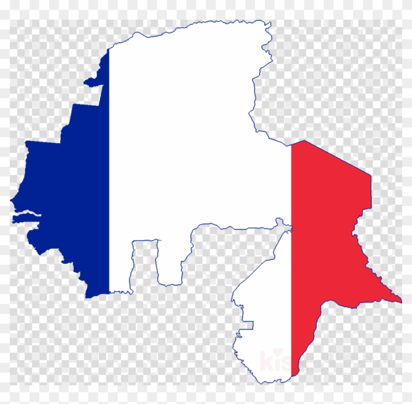 Flag Map Of West Africa Clipart French West Africa - Colonial French Empire Flags #1620661
