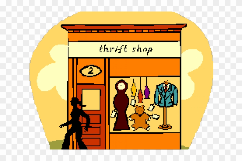 Shop Clipart Store Building - Thrift Shop Clip Art #1620706