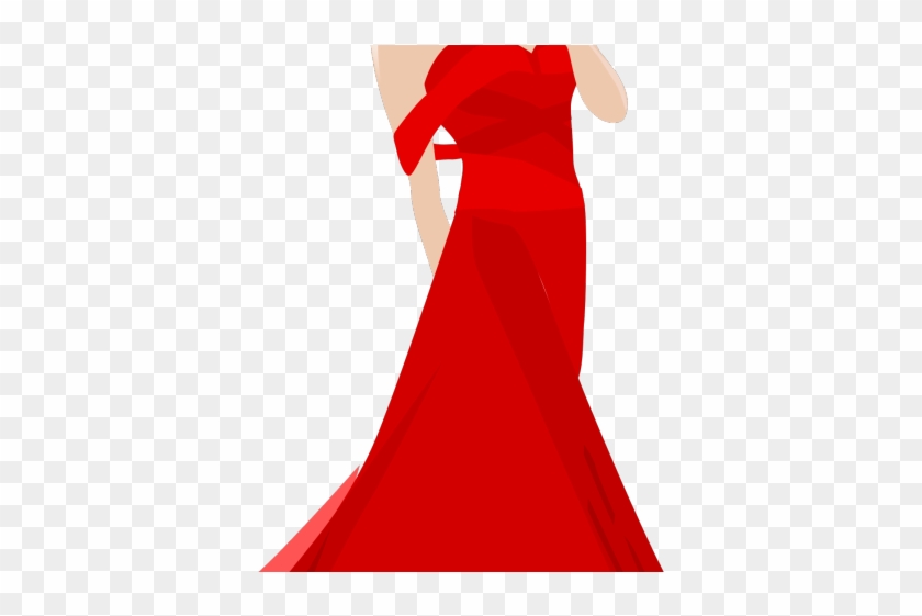 Red Dress Clipart Womens Dress - Illustration #1620716