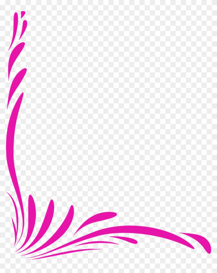 Transparent Corner Border - Corner Border Design Png #1620809