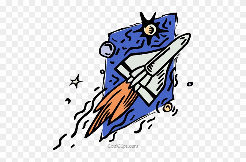 Space Shuttle Royalty Free Vector Clip Art Illustration - Space Shuttle Royalty Free Vector Clip Art Illustration #1620993