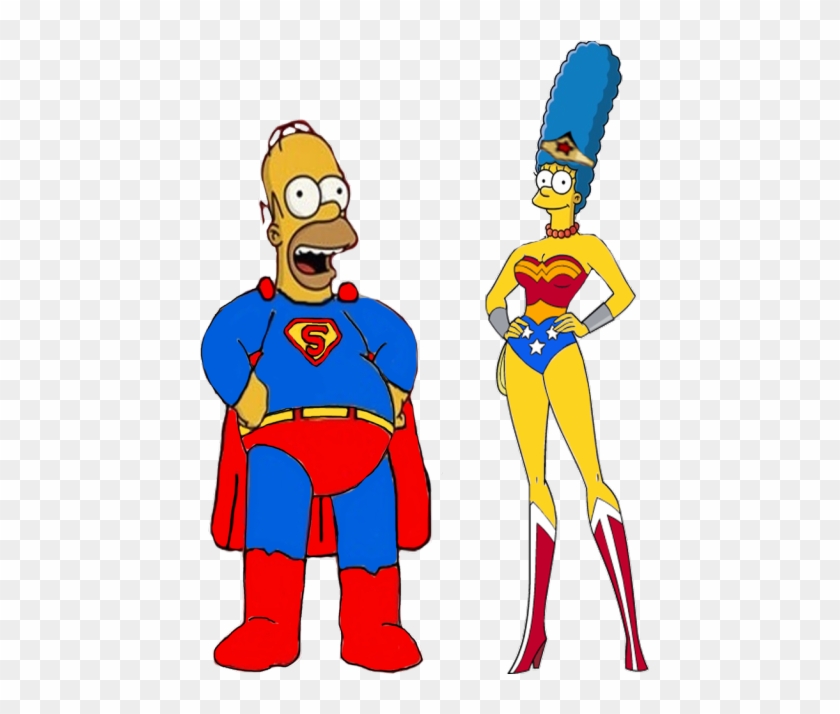 Looks Like Superman And Wonder Woman Gonna Be Very - Marge Simpson As Wonder Woman #1621038