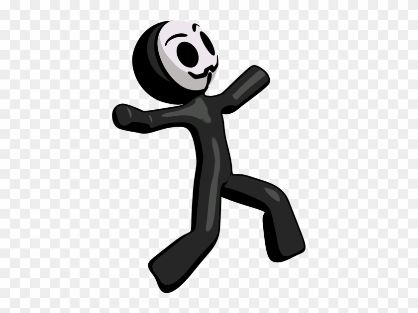 Anarchist Hacker Man Running Away - Anarchist Hacker Man Running Away #1621092