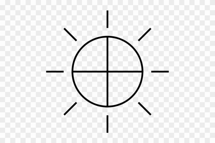 Dacian Solar Symbol Clip Art - Circle #1621178