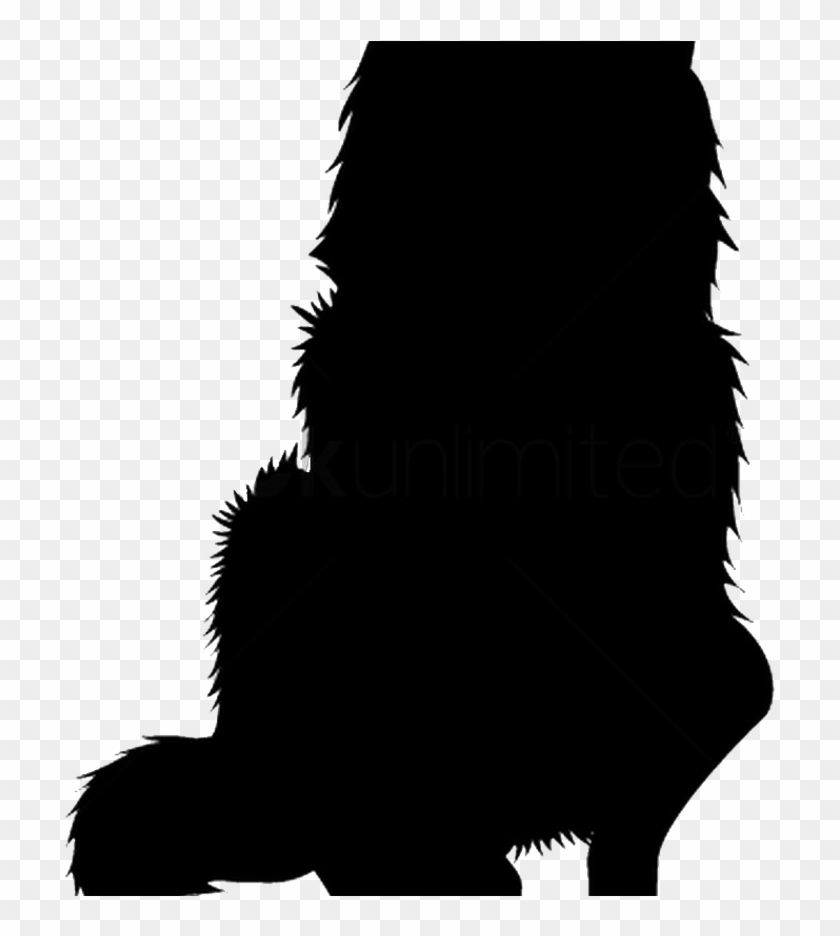 Sitting Dog Silhouette For Free Download On Mbtskoudsalg - Dog Catches Something #1621180