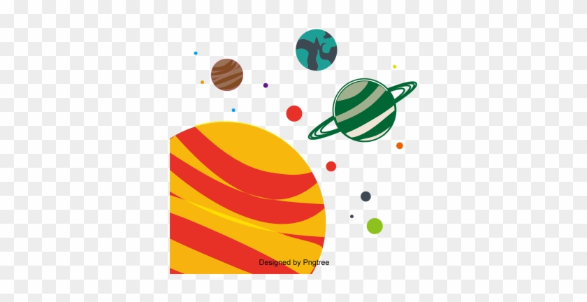 Cartoon Hand Painted Space Planet Cute, Cartoon, Hand - Cute Planet Cartoon Png #1621194