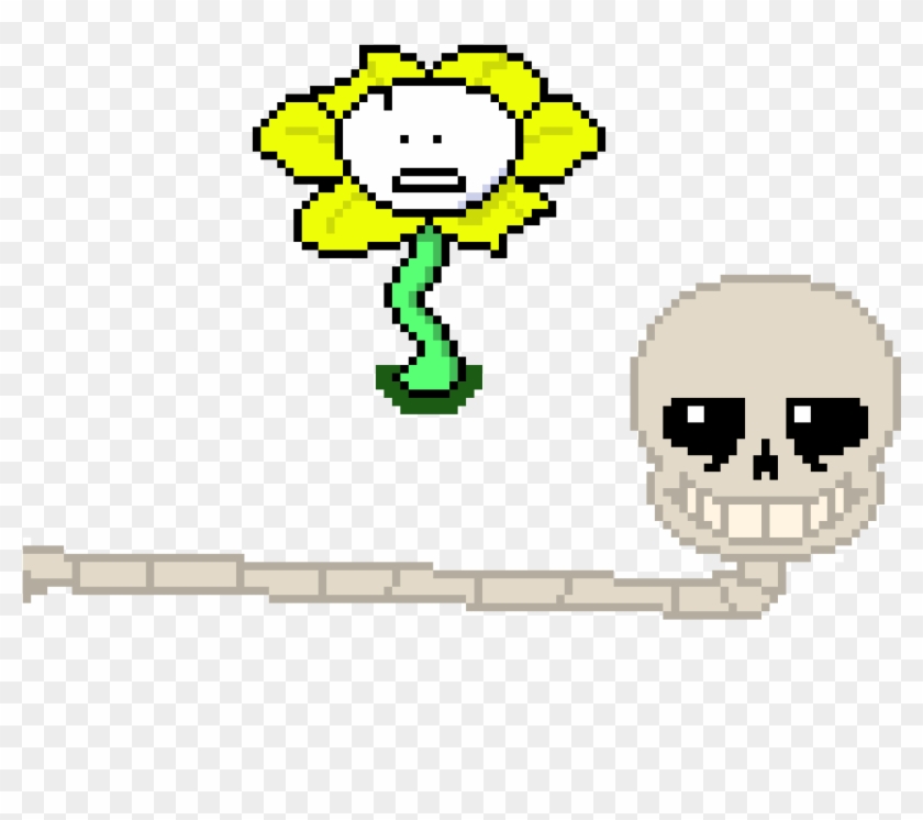 Underworld Flowey Sprite - Undertale Flowey Pixel Art - Free