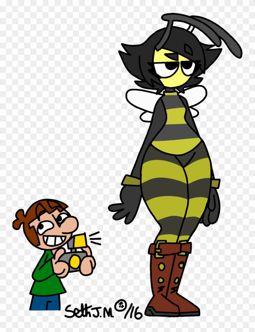 Bee Yellow Cartoon Fictional Character Clip Art - It's Hip #1621213