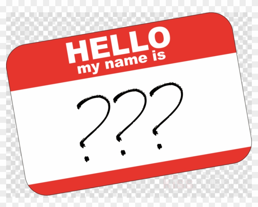 My Name Clipart Name Tag - Write Your Name Clipart #1621339