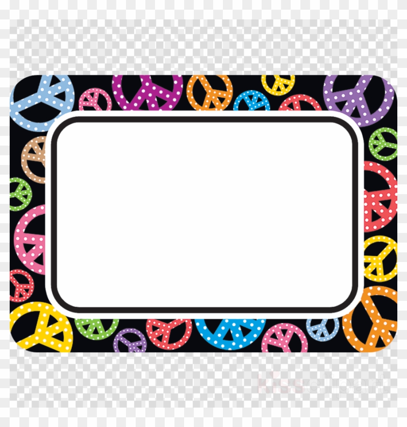 Download Teacher Created Resources Peace Signs Name - Peace Sign Name Tags #1621341