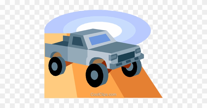 Truck Royalty Free Vector Clip Art Illustration - Off-road Vehicle #1621434
