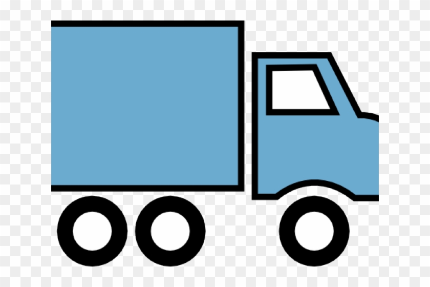 Truck Clipart Simple - Delivery Truck Clipart #1621437