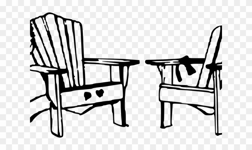 2 beach chair clipart