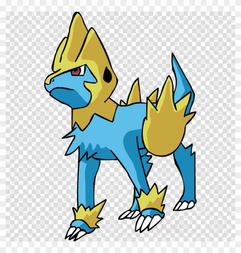 Perro Electrico Pokemon Clipart Pokémon Go Manectric - Black Star Transparent Background #1621482