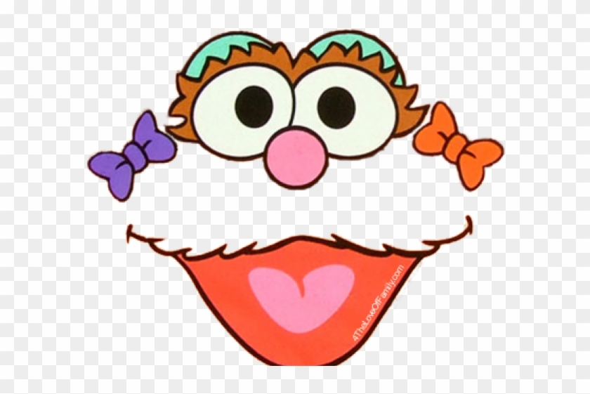 Sesam Street Clipart Sesame St - Sesame Street Rosita Face #1621487