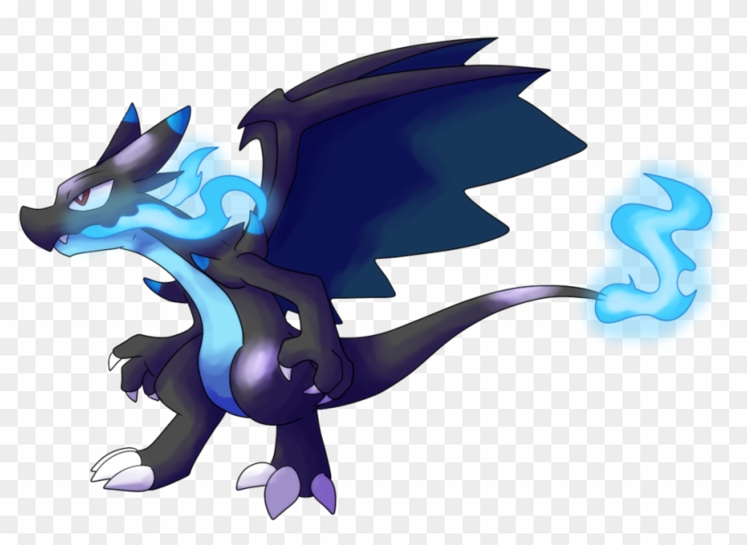 Pokemon Mega Charizard X Clipart And Featured Illustration - Mega Charizard X Chibi #1621522