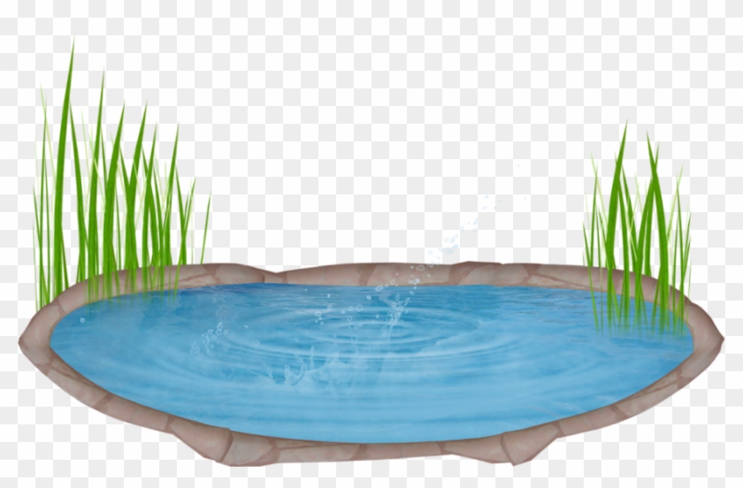 Drawing Of Lake Clipart Drawing Pond Clip Art - Озеро Пнг #1621524