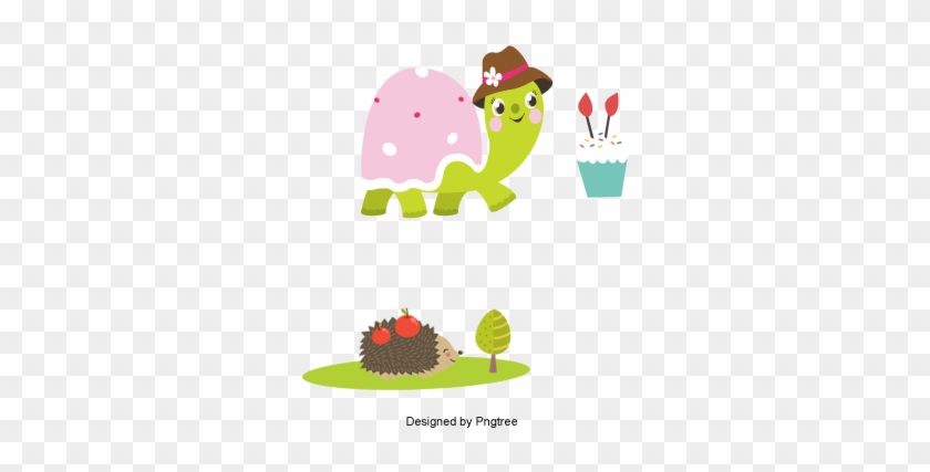 Creative Material Design For Cute Cartoon Animal Label, - Beautiful Small Drawing For Kids #1621620