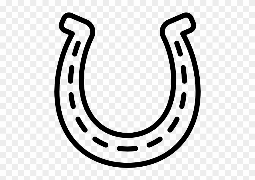 Drawn Horseshoe Transparent Background - Easy To Draw Horseshoe #1621657