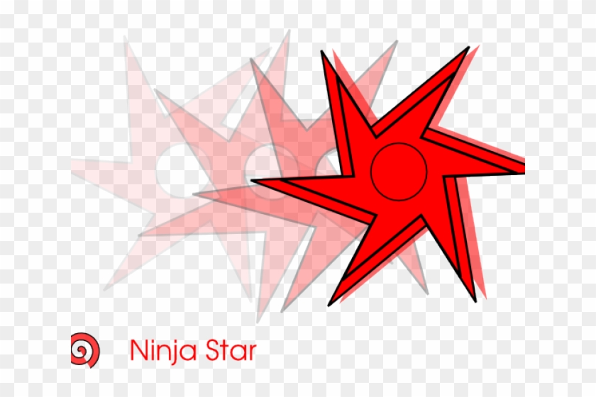 Ninja Clipart Pink Ninja - Ninja Star #1621912