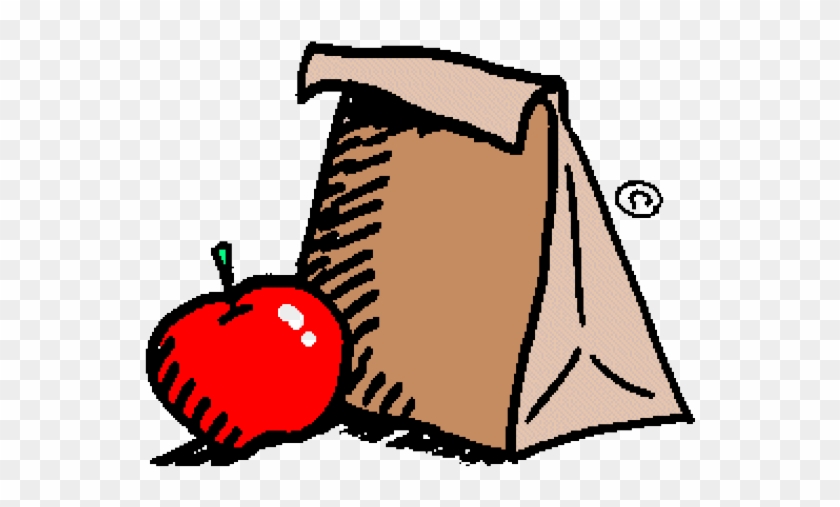Lunch Box Clipart Lunch Room - Sack Lunch Clipart #1621942