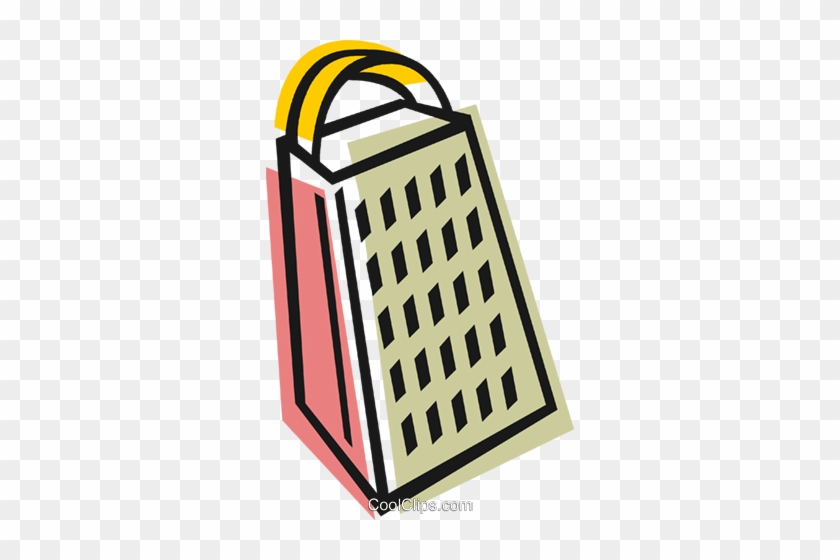 Food Grater Royalty Free Vector Clip Art Illustration - Cheese Grater Free Clipart #1621977