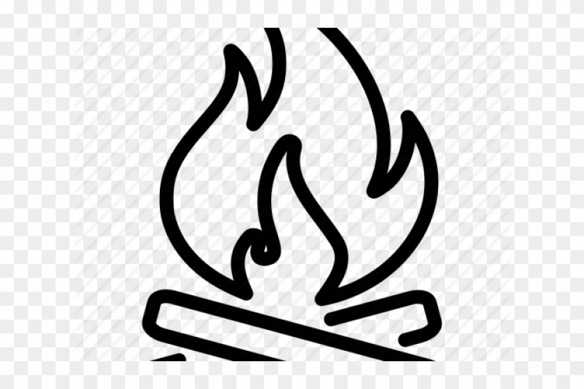 Drawn Campfire Cool - Campfire Drawings #1622071