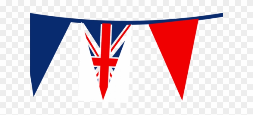 Union Jack Flag Clipart Triangle - Royal Bunting #1622174