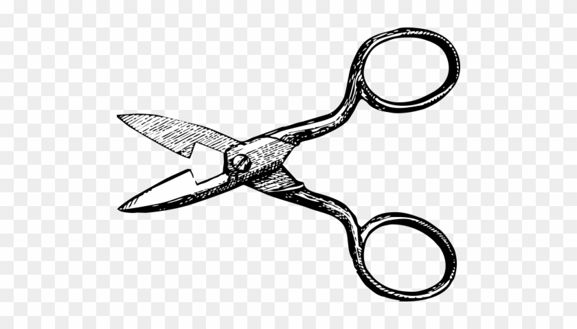 Buttonhole Scissors Clipart #1622222