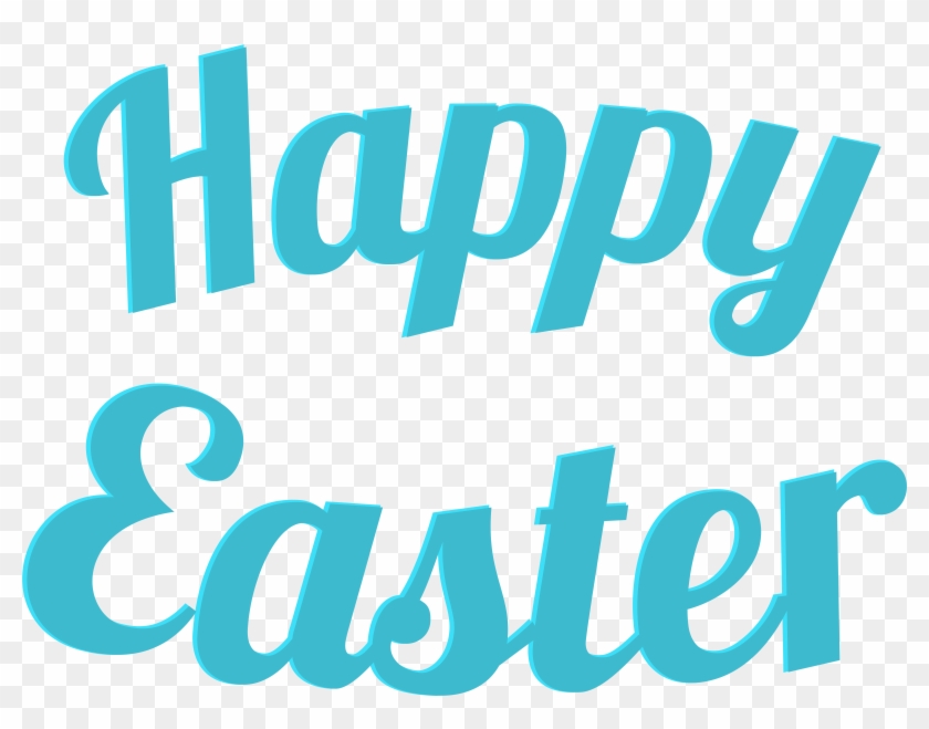 Transparent Png Clip Art Gallery Yopriceville View - Happy Easter Text Png #1622455