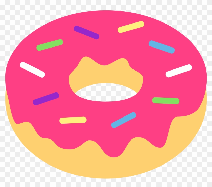 Donut Clipart Svg - Doughnut Emoji #1622539