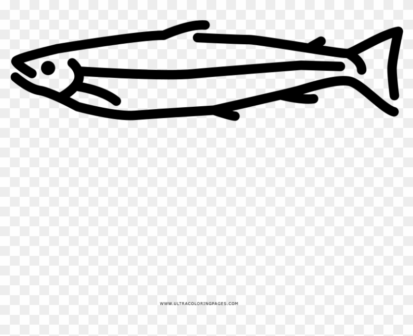 Salmon Coloring Page With Ultra Pages - Line Art #1622553