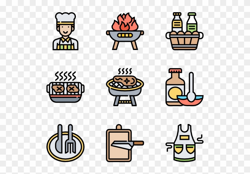 Bbq And Grill - Cleaning Icons #1622565