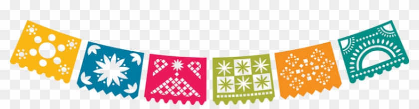 Fiesta Banner Scroll Banner Banner Clipart - Papel Picado Clipart Transparent #1622598