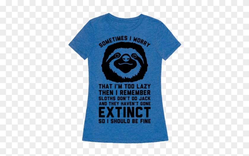 Sometimes I Worry I'm Too Lazy Then I Remember Sloths - Harry Potter Muggle Mens Burgundy T-shirt #1622679