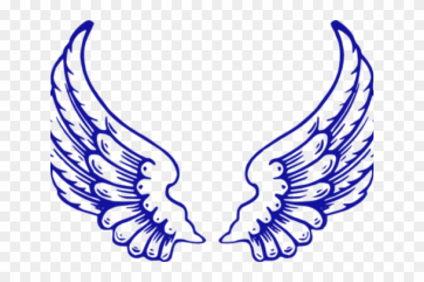Wings Clipart Falcon - Angel Wings Drawing #1622688