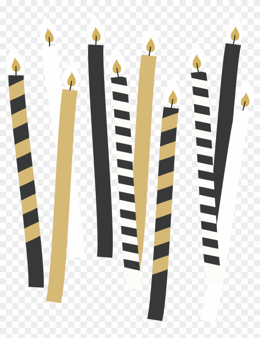 Cake Candle Of Transprent - Graphic Design #1622726