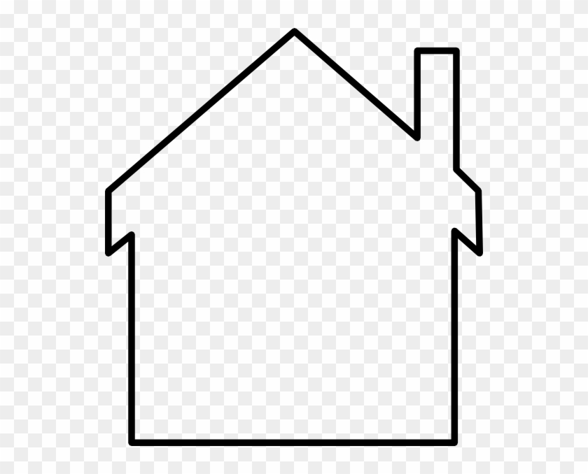 House Outline Clipart Black And White - House Outline Clip Art #1622753