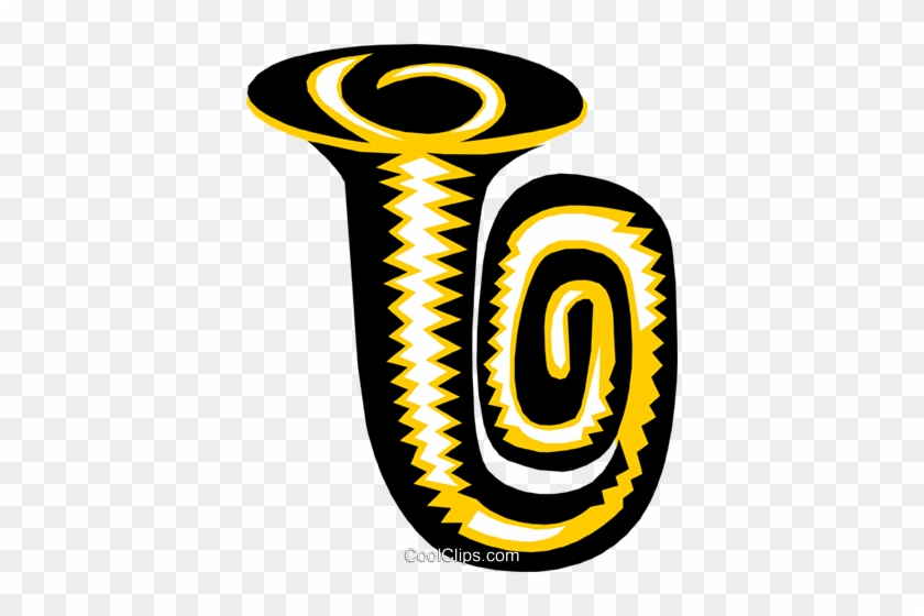 Tuba Royalty Free Vector Clip Art Illustration - Emblem #1622791