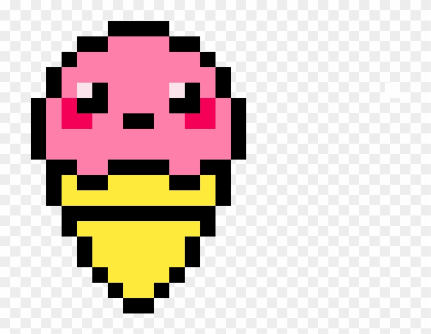 Ice Cream - Pixel Ice Cream Cone #1622812