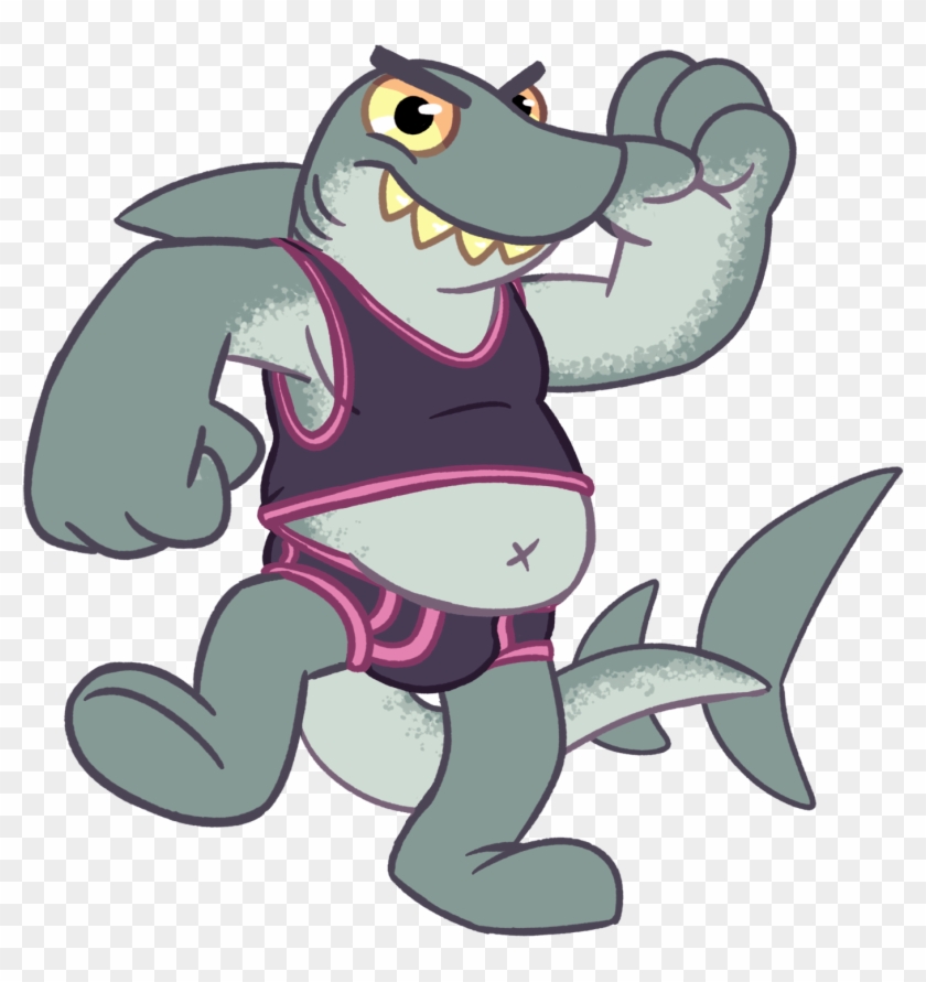 Goronic On Twitter - Shark Man Cartoon #1622861