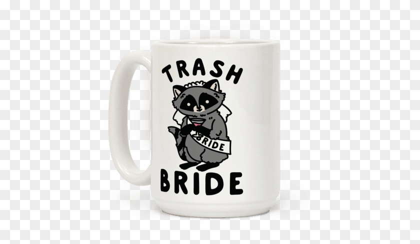 Trash Bride Raccoon Bachelorette Party Coffee Mug - Coffee Cup #1622925