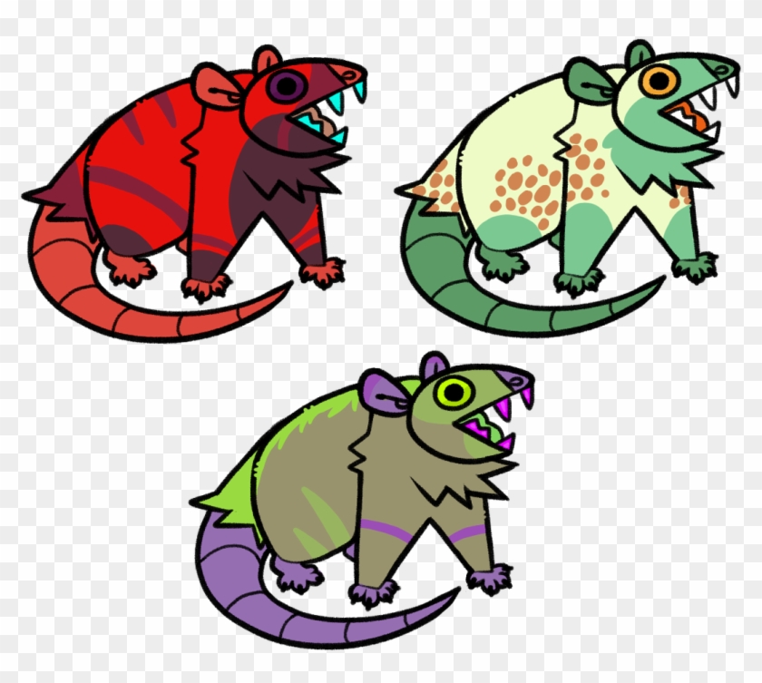 Trash Possum Adopts Open By Slimeyboys Trash Possum - Cartoon #1622952